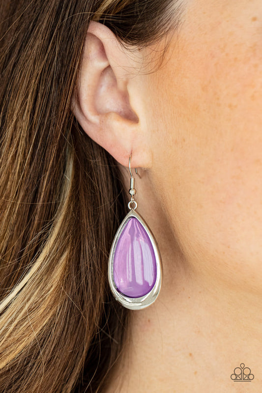 A World to SEER- Purple Earrings